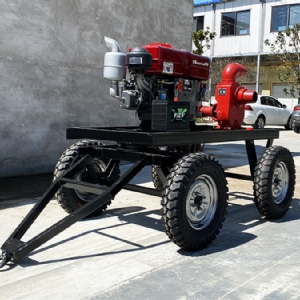 Horizontal bar diesel pump truck